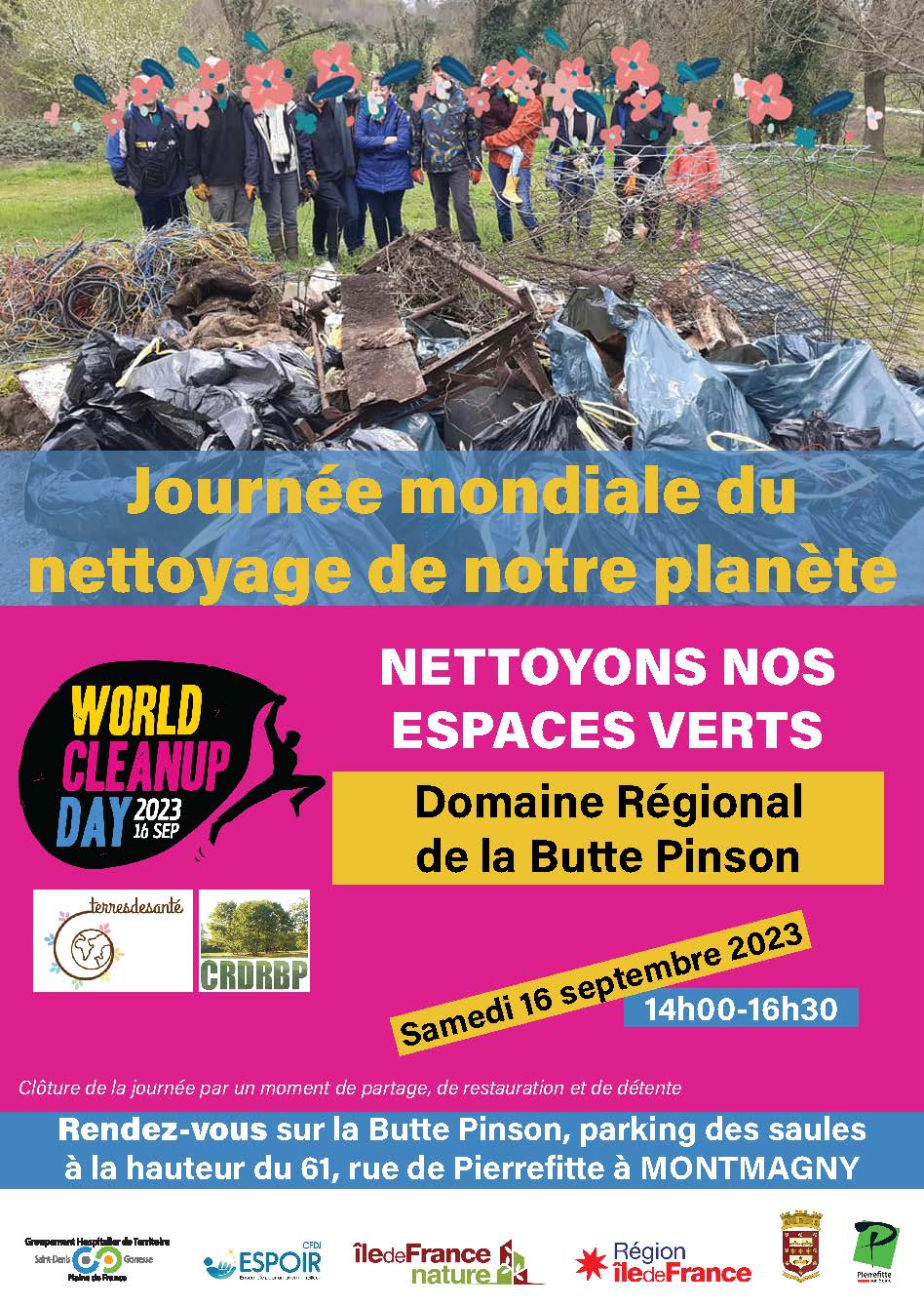 Affiche journée mondiale du nettoyage