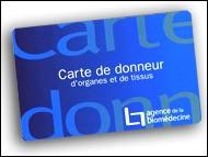 carte de donneur