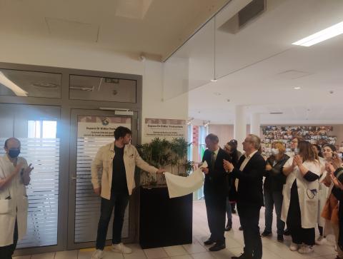 Dévoilement de la plaque