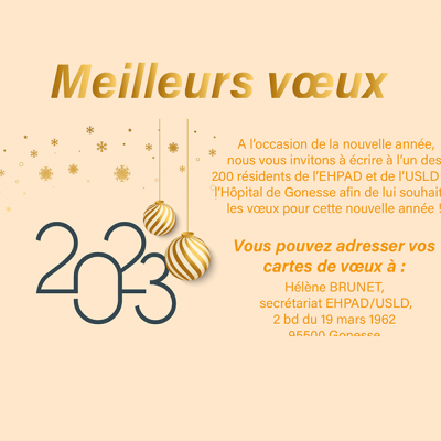 Vœux 2023 CHG