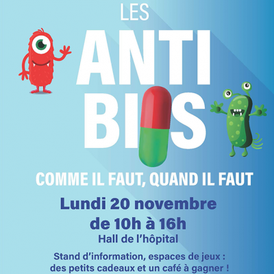 Stand de sensibilisation Antiobiotique